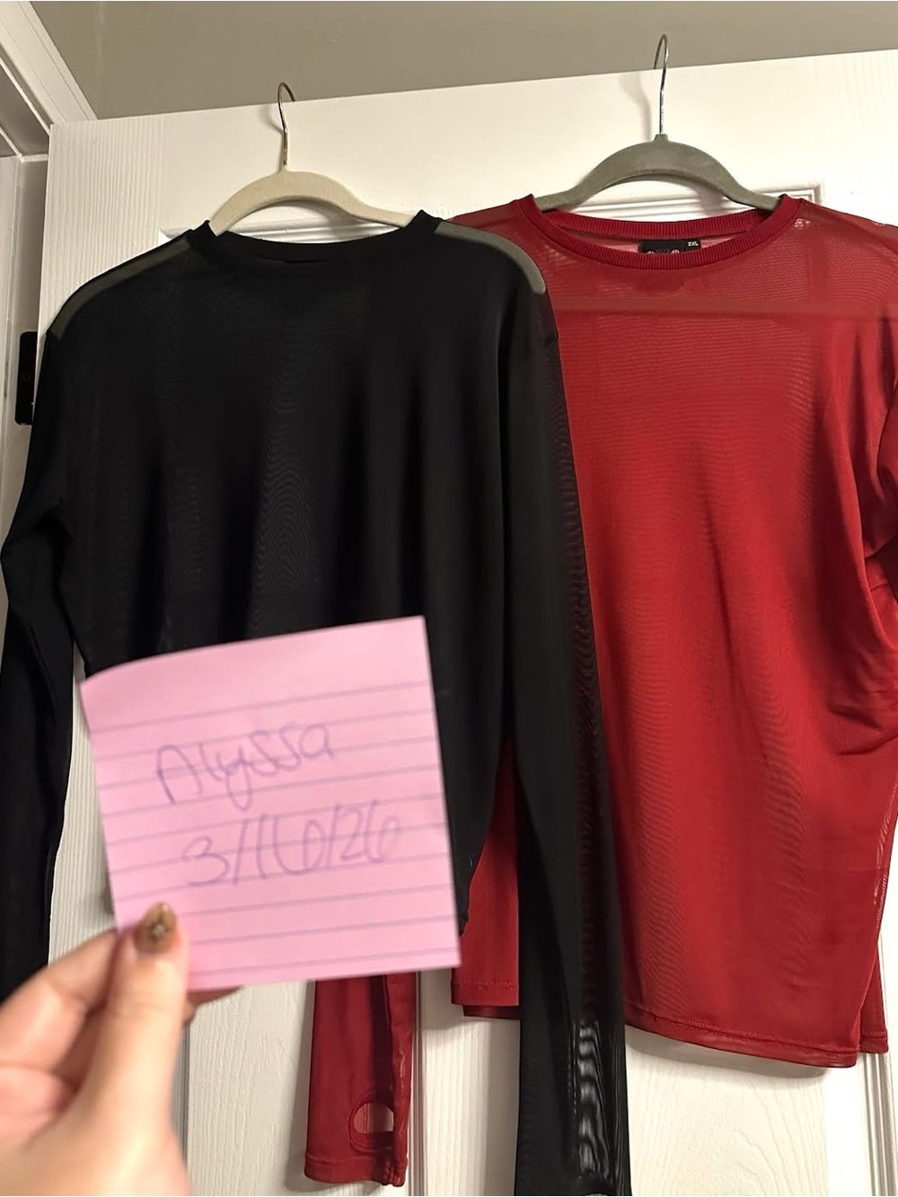 Taylor Mesh Tops